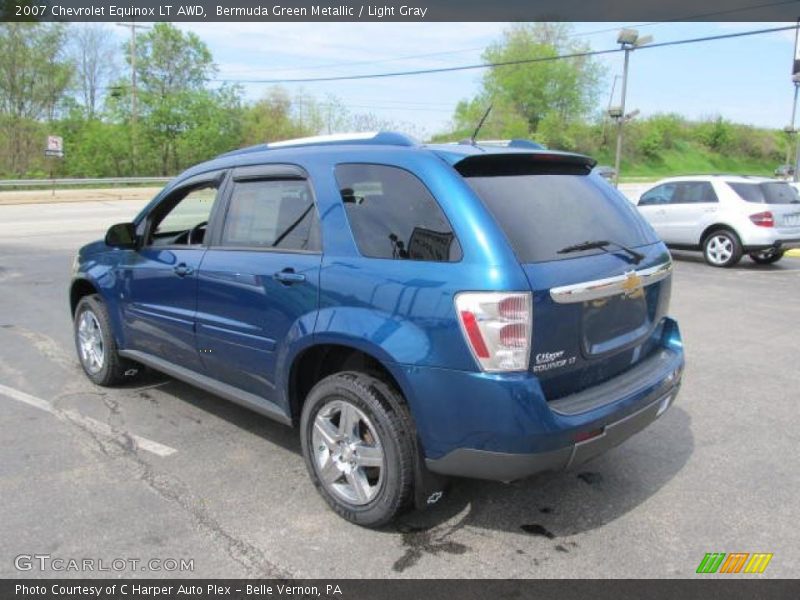 Bermuda Green Metallic / Light Gray 2007 Chevrolet Equinox LT AWD