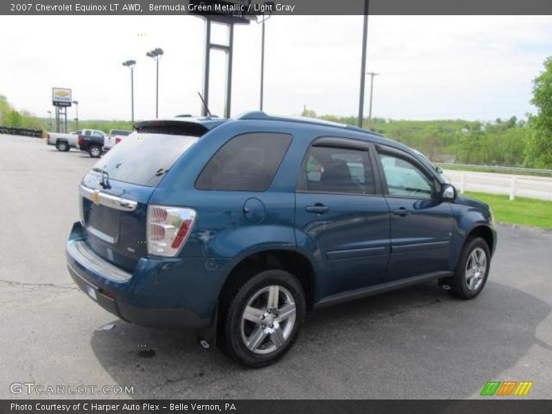Bermuda Green Metallic / Light Gray 2007 Chevrolet Equinox LT AWD