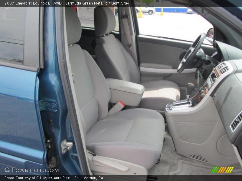 Bermuda Green Metallic / Light Gray 2007 Chevrolet Equinox LT AWD
