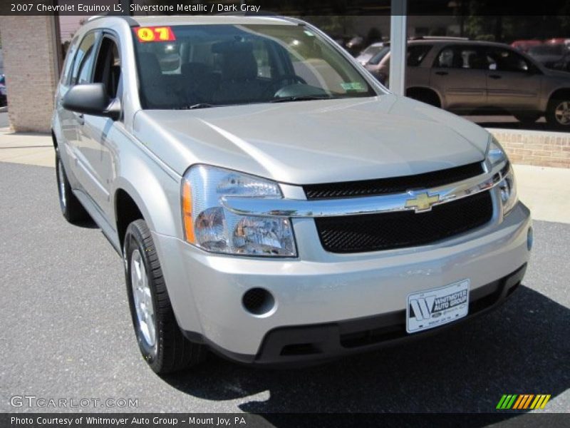 Silverstone Metallic / Dark Gray 2007 Chevrolet Equinox LS
