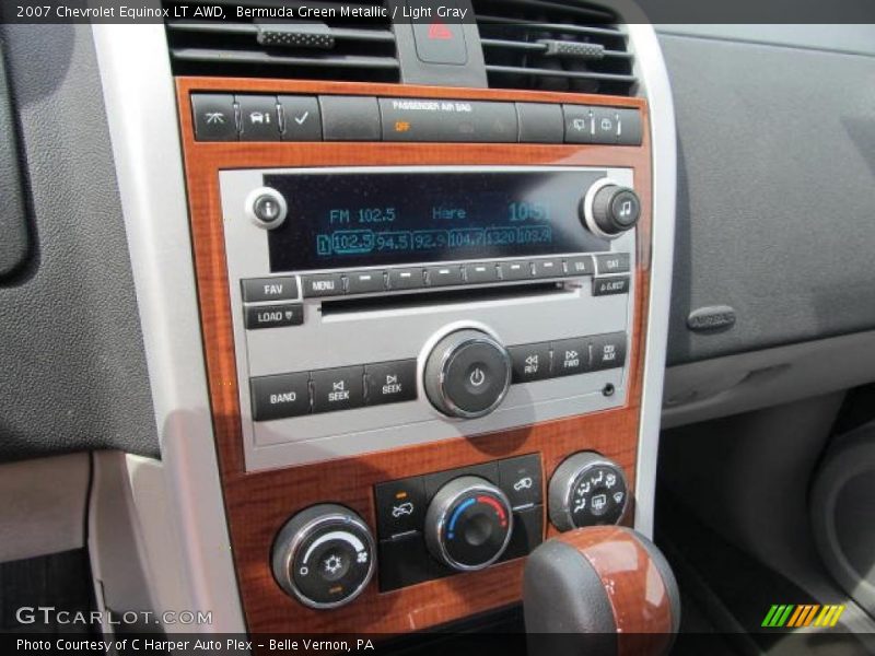 Bermuda Green Metallic / Light Gray 2007 Chevrolet Equinox LT AWD