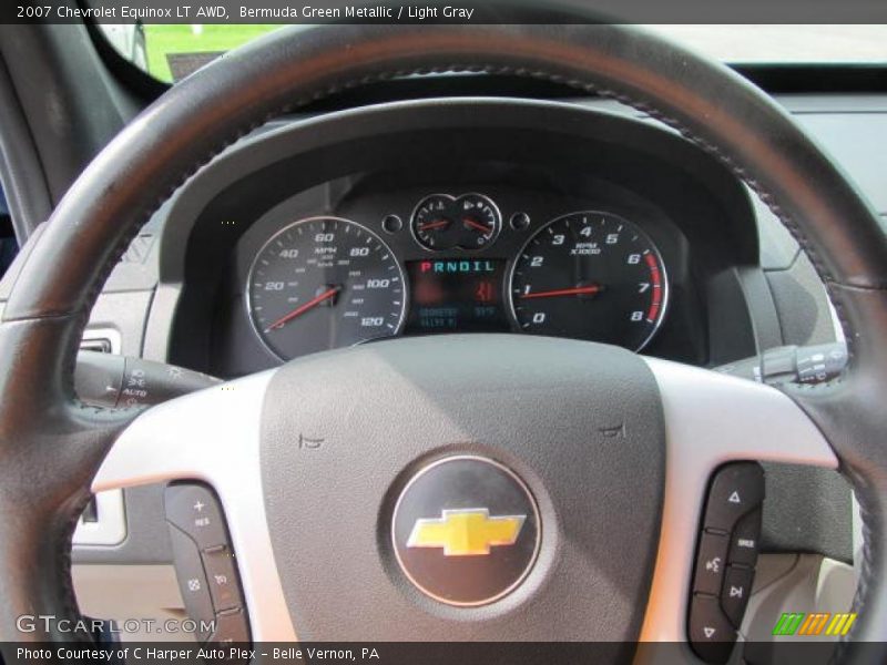 Bermuda Green Metallic / Light Gray 2007 Chevrolet Equinox LT AWD