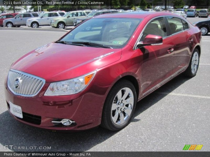 Red Jewel Tintcoat / Cocoa/Cashmere 2011 Buick LaCrosse CXL