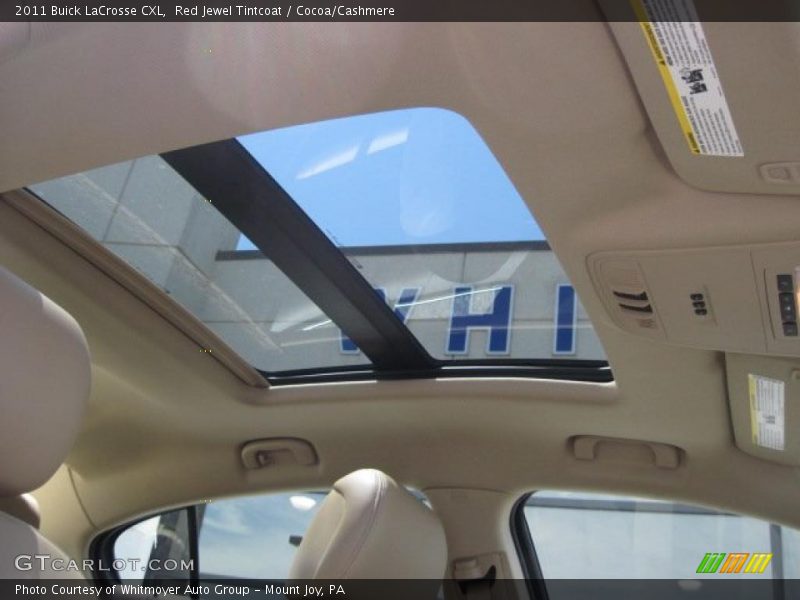 Red Jewel Tintcoat / Cocoa/Cashmere 2011 Buick LaCrosse CXL