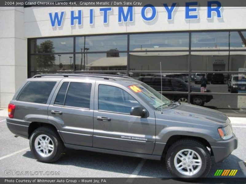 Graphite Metallic / Dark Slate Gray 2004 Jeep Grand Cherokee Laredo 4x4