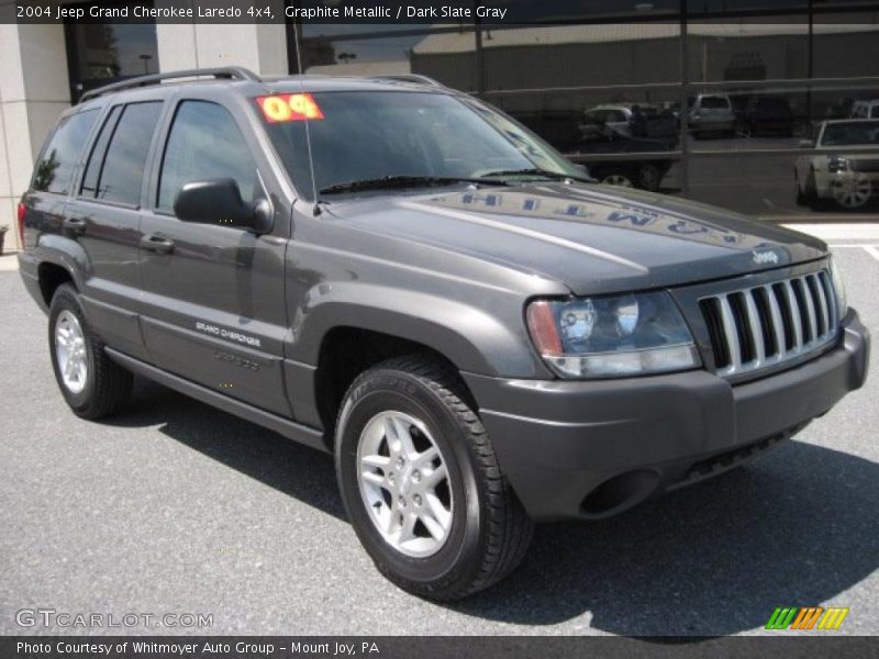 Graphite Metallic / Dark Slate Gray 2004 Jeep Grand Cherokee Laredo 4x4