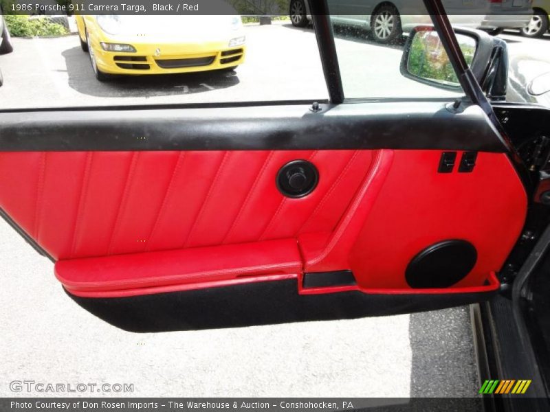 Door Panel of 1986 911 Carrera Targa