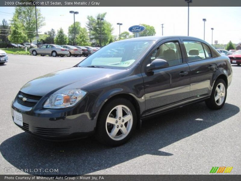 Slate Metallic / Gray 2009 Chevrolet Cobalt LT Sedan