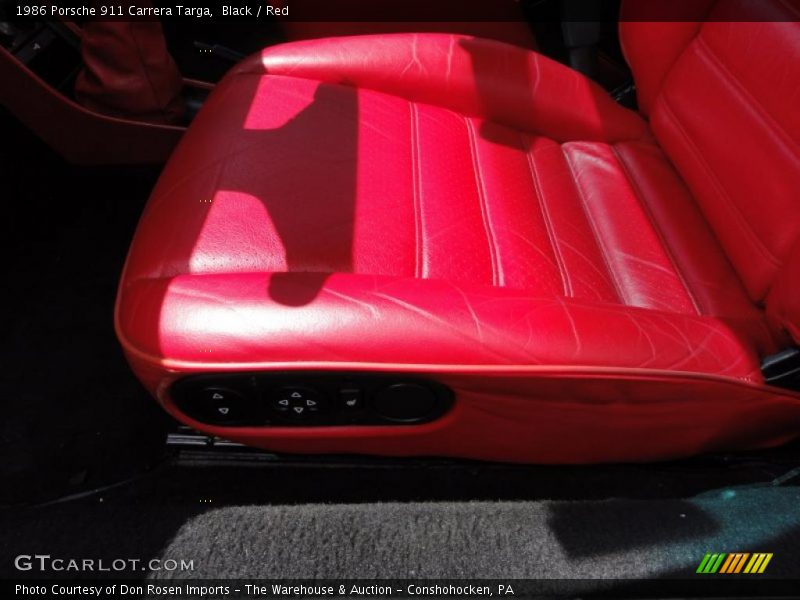  1986 911 Carrera Targa Red Interior