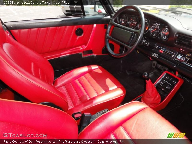 Dashboard of 1986 911 Carrera Targa