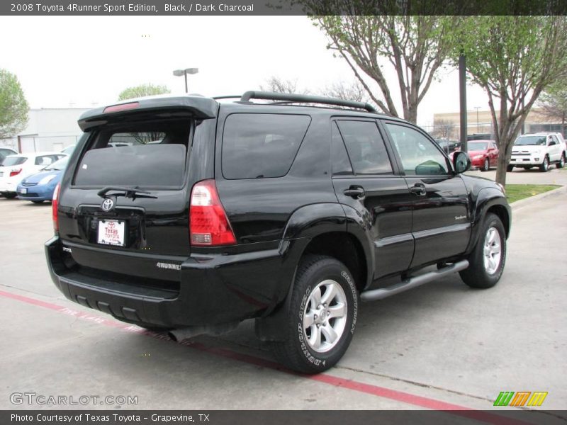 Black / Dark Charcoal 2008 Toyota 4Runner Sport Edition