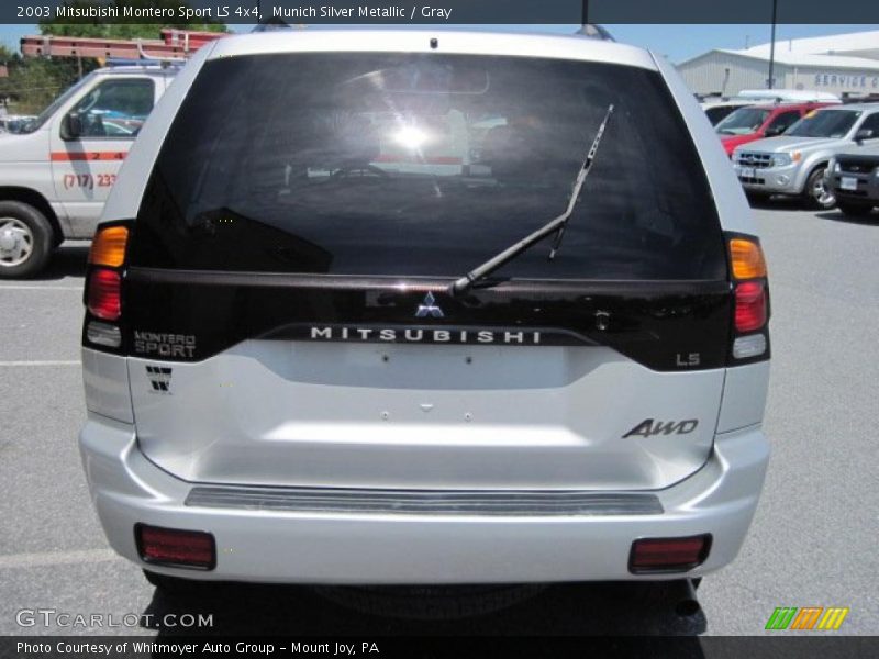 Munich Silver Metallic / Gray 2003 Mitsubishi Montero Sport LS 4x4