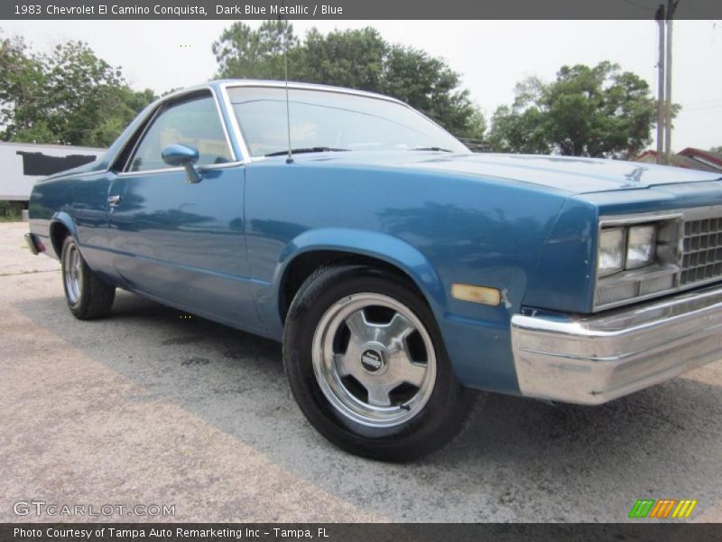 Dark Blue Metallic / Blue 1983 Chevrolet El Camino Conquista