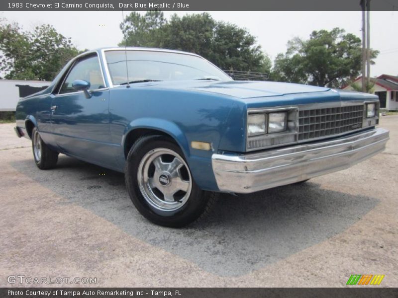  1983 El Camino Conquista Dark Blue Metallic