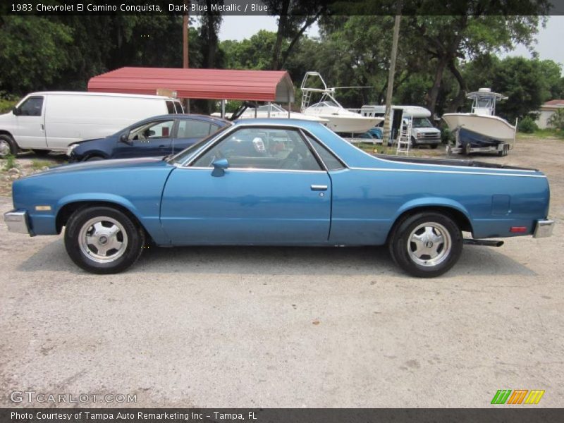  1983 El Camino Conquista Dark Blue Metallic