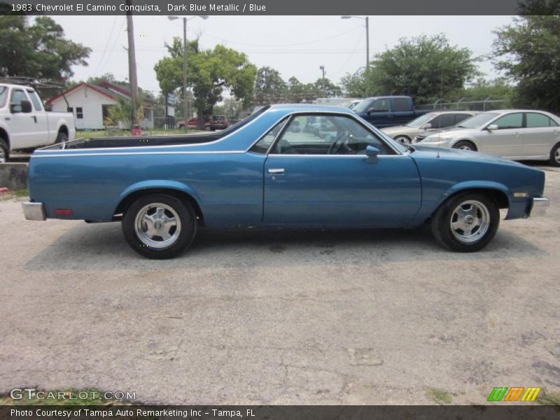 Dark Blue Metallic / Blue 1983 Chevrolet El Camino Conquista