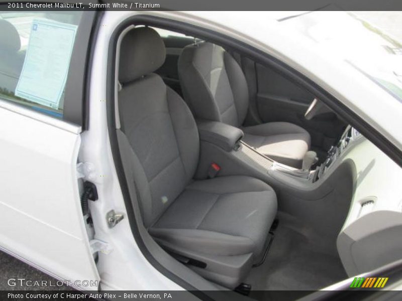 Summit White / Titanium 2011 Chevrolet Malibu LT