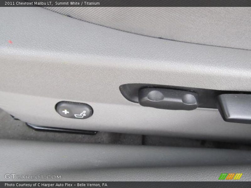 Summit White / Titanium 2011 Chevrolet Malibu LT