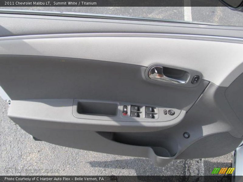 Summit White / Titanium 2011 Chevrolet Malibu LT