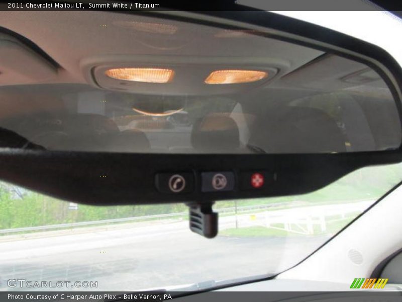 Summit White / Titanium 2011 Chevrolet Malibu LT