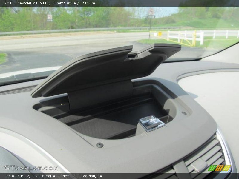 Summit White / Titanium 2011 Chevrolet Malibu LT