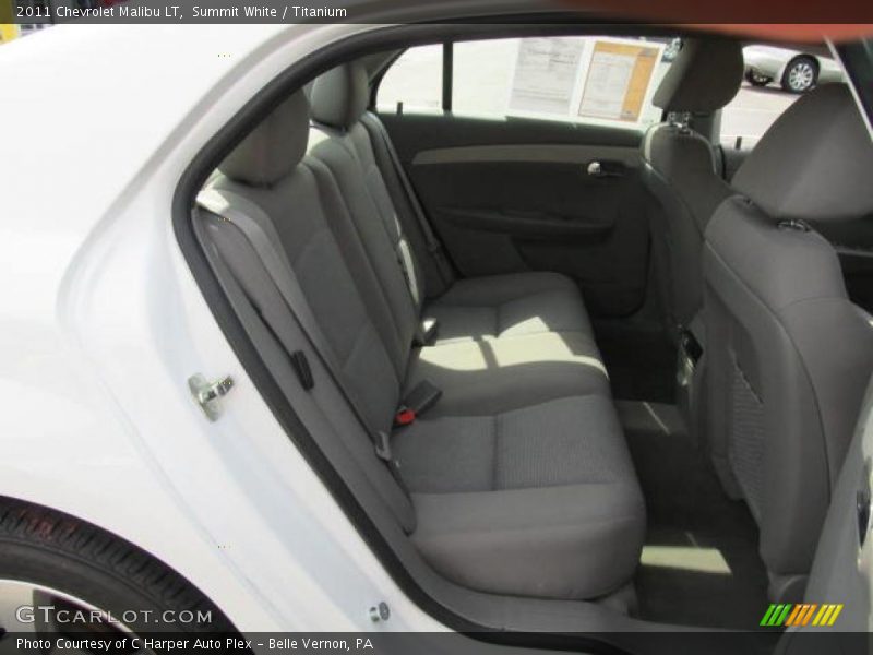 Summit White / Titanium 2011 Chevrolet Malibu LT