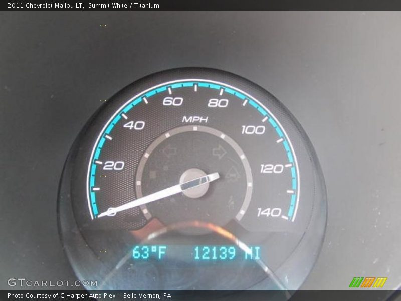 Summit White / Titanium 2011 Chevrolet Malibu LT