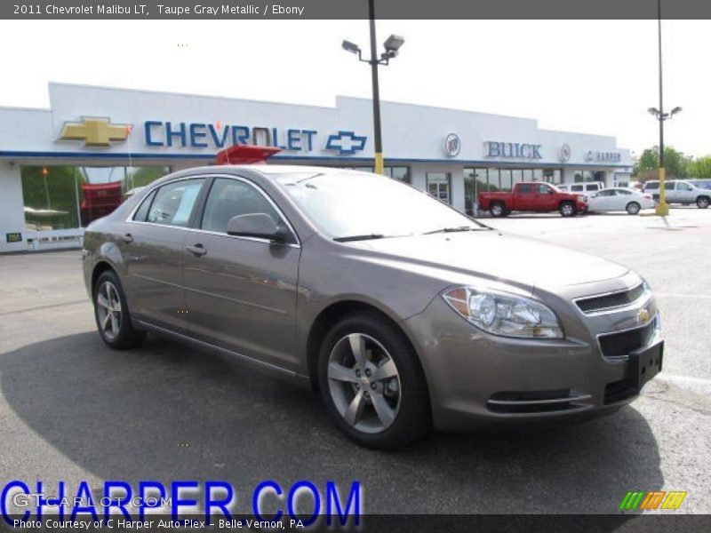 Taupe Gray Metallic / Ebony 2011 Chevrolet Malibu LT