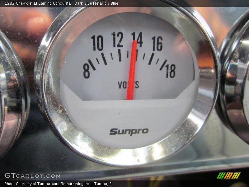 Dark Blue Metallic / Blue 1983 Chevrolet El Camino Conquista