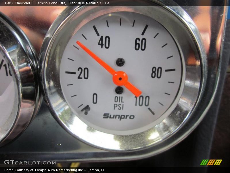 Dark Blue Metallic / Blue 1983 Chevrolet El Camino Conquista