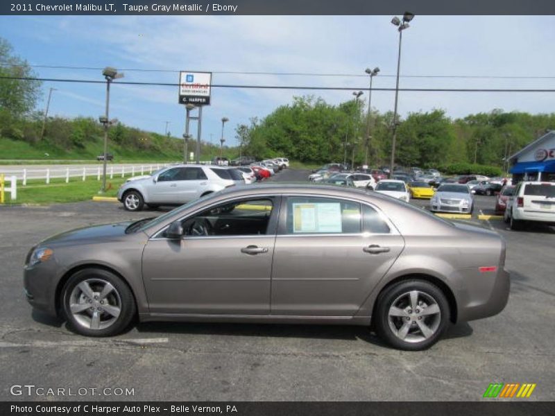 Taupe Gray Metallic / Ebony 2011 Chevrolet Malibu LT