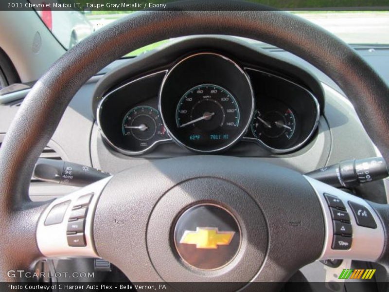 Taupe Gray Metallic / Ebony 2011 Chevrolet Malibu LT