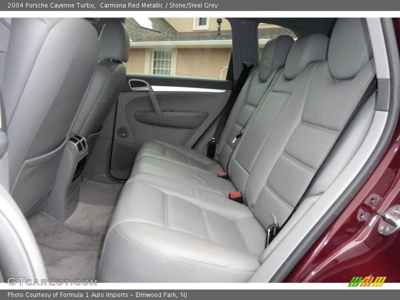 Carmona Red Metallic / Stone/Steel Grey 2004 Porsche Cayenne Turbo