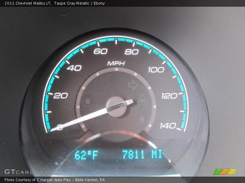 Taupe Gray Metallic / Ebony 2011 Chevrolet Malibu LT