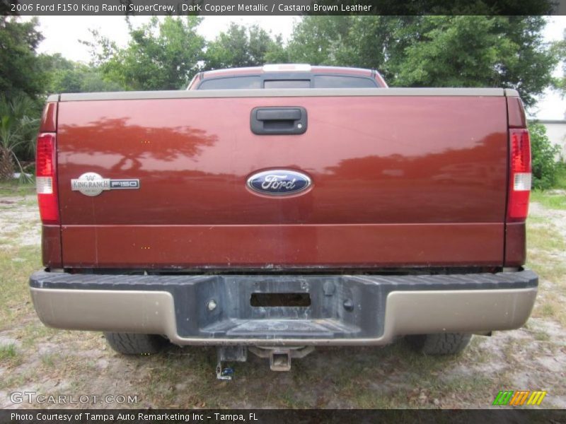 Dark Copper Metallic / Castano Brown Leather 2006 Ford F150 King Ranch SuperCrew