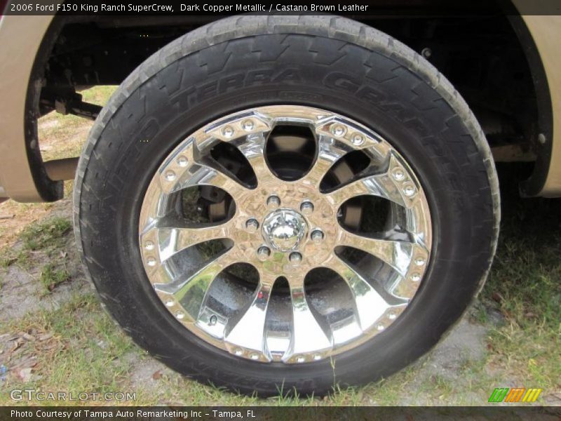 Dark Copper Metallic / Castano Brown Leather 2006 Ford F150 King Ranch SuperCrew