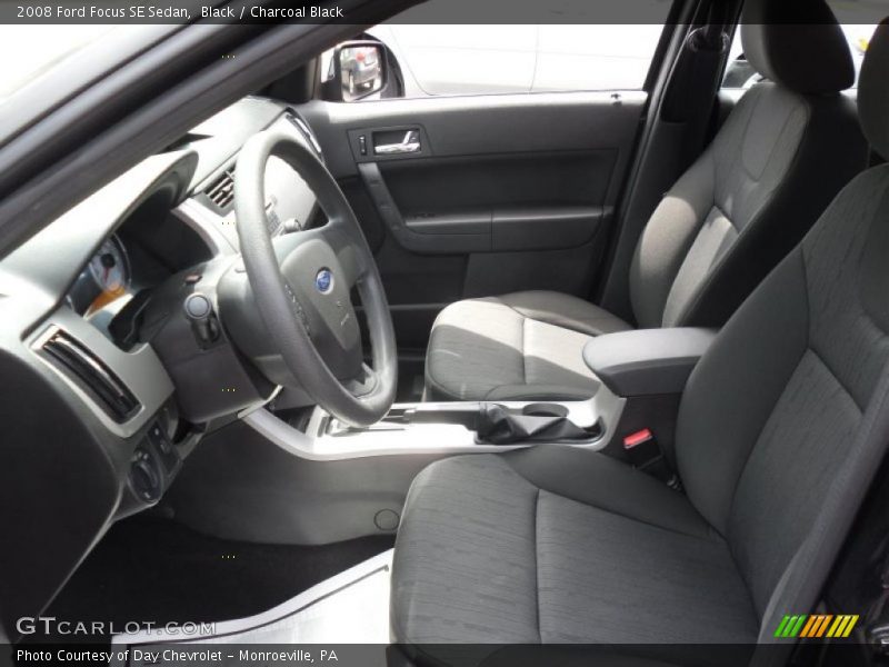 Black / Charcoal Black 2008 Ford Focus SE Sedan