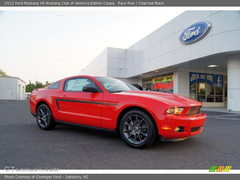 Race Red / Charcoal Black 2012 Ford Mustang V6 Mustang Club of America Edition Coupe