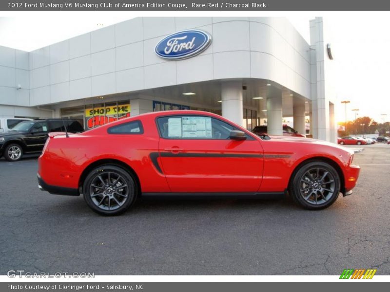 Race Red / Charcoal Black 2012 Ford Mustang V6 Mustang Club of America Edition Coupe