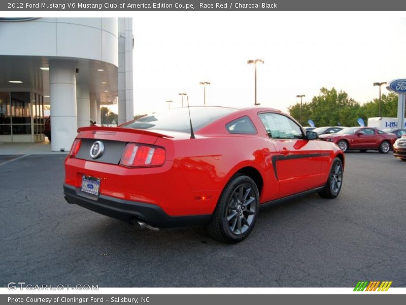 Race Red / Charcoal Black 2012 Ford Mustang V6 Mustang Club of America Edition Coupe