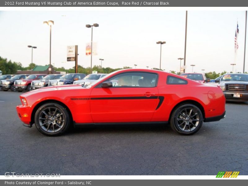 Race Red / Charcoal Black 2012 Ford Mustang V6 Mustang Club of America Edition Coupe