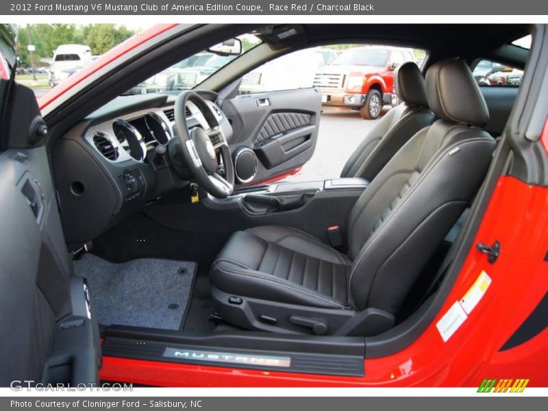  2012 Mustang V6 Mustang Club of America Edition Coupe Charcoal Black Interior