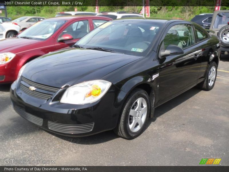 Black / Gray 2007 Chevrolet Cobalt LT Coupe