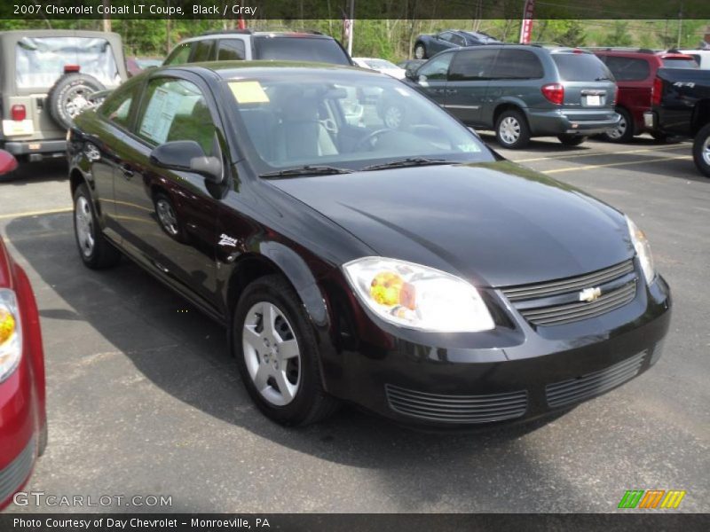 Black / Gray 2007 Chevrolet Cobalt LT Coupe
