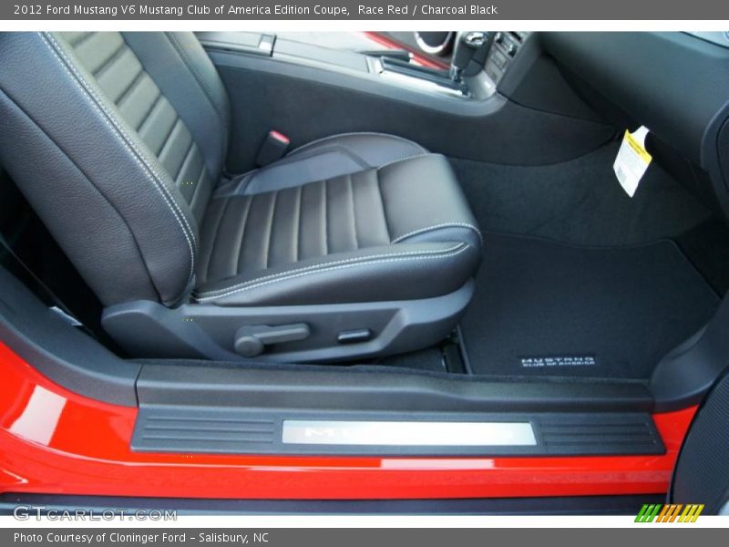  2012 Mustang V6 Mustang Club of America Edition Coupe Charcoal Black Interior