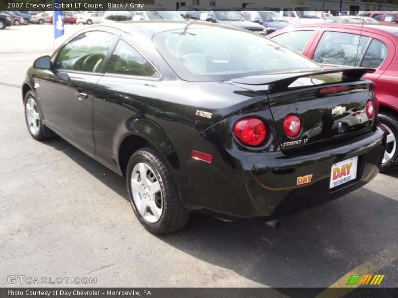 Black / Gray 2007 Chevrolet Cobalt LT Coupe