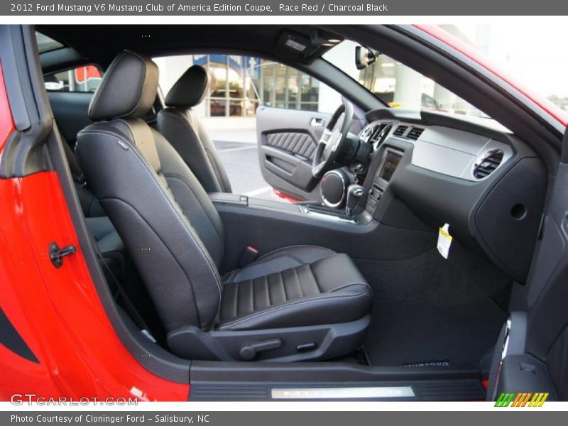  2012 Mustang V6 Mustang Club of America Edition Coupe Charcoal Black Interior