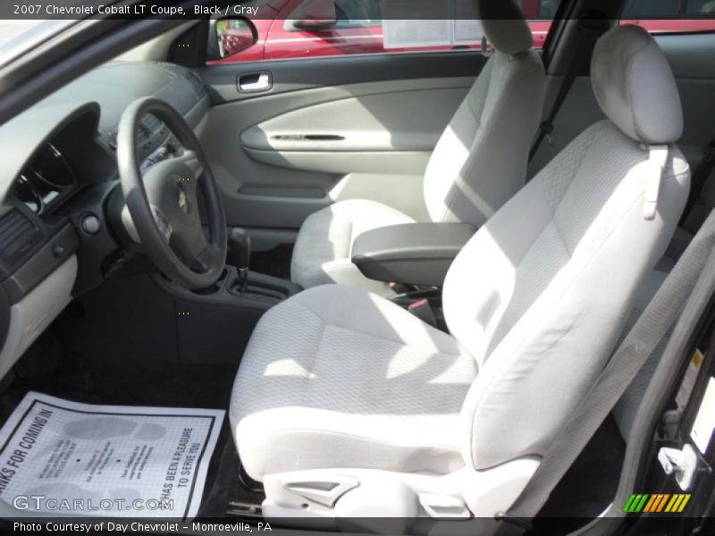 Black / Gray 2007 Chevrolet Cobalt LT Coupe