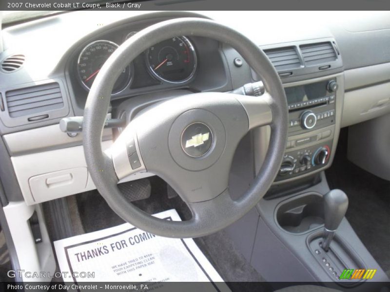 Black / Gray 2007 Chevrolet Cobalt LT Coupe