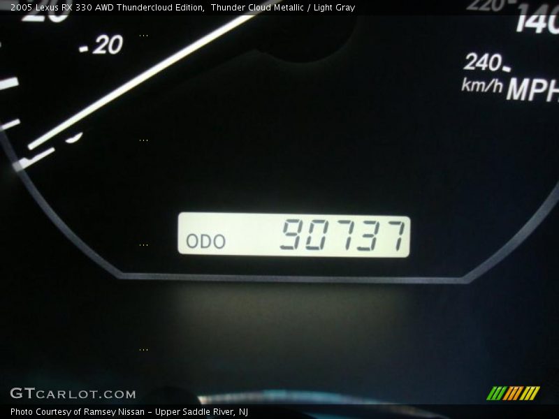 Thunder Cloud Metallic / Light Gray 2005 Lexus RX 330 AWD Thundercloud Edition